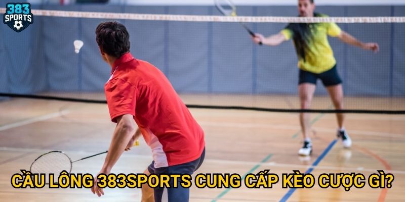 Cầu lông tại 383sports có gì đặc biệt so với nhà cái khác? 2 Cầu lông 383sports cung cấp kèo cược gì?