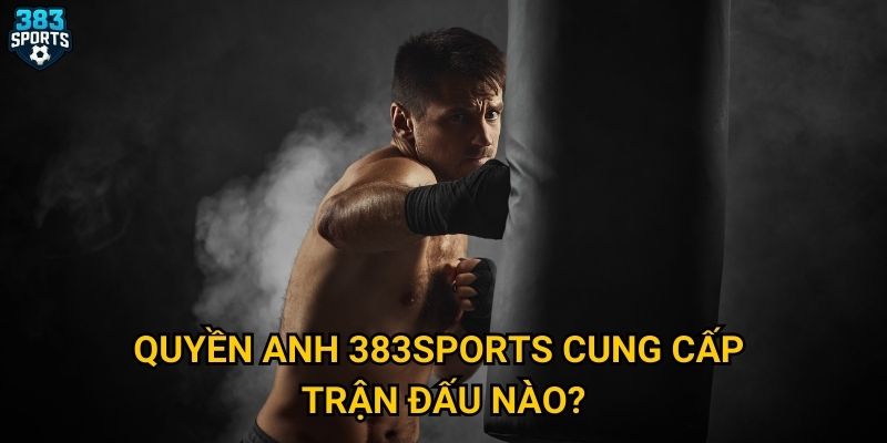 Quyền anh 383sports có phù hợp với fan boxing Việt Nam? 2 Quyền anh 383sports cung cấp trận đấu nào?