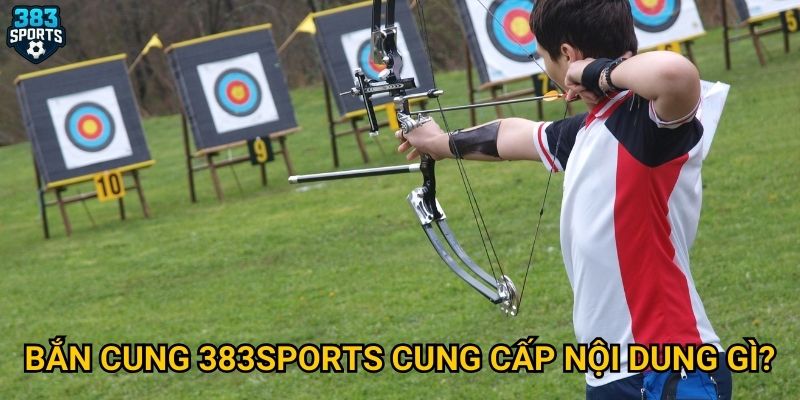 Bắn cung 383sports cung cấp nội dung gì?