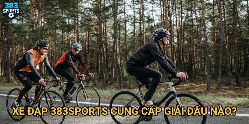 Xe đạp 383sports có phù hợp với fan Tour de France? 2 Xe đạp 383sports cung cấp giải đấu nào?